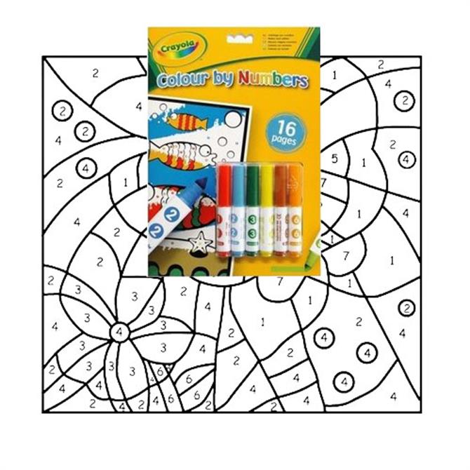 Crayola Colour By Numbers with Markers
